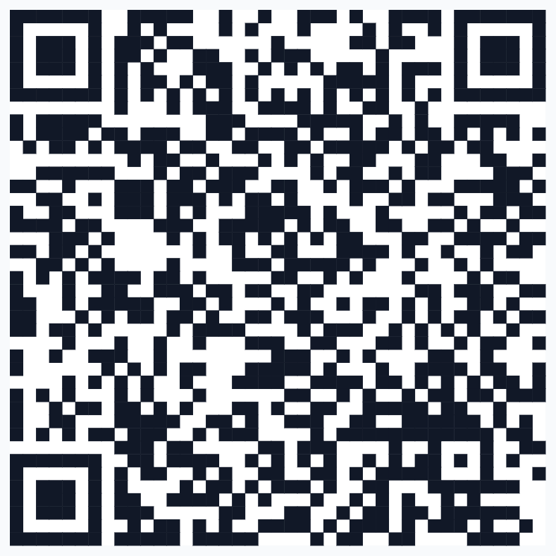 QR code pour accéder à notre carte de visite digitale